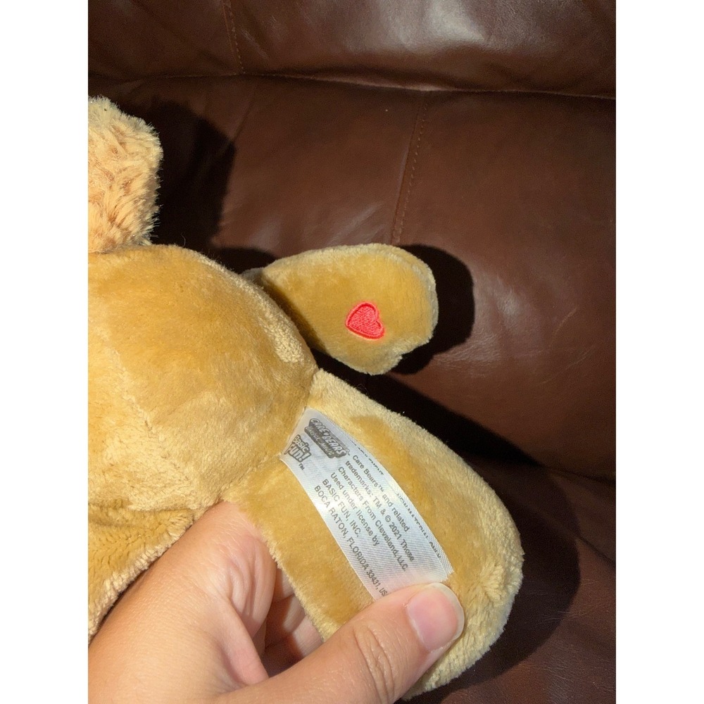 Care Bears Love-a-Lot Bear Squirrel Costume Plush Brown Pink 2021 Basic Fun - Picture 6 of 6